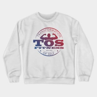 TOS Blue-Red Blend Crewneck Sweatshirt